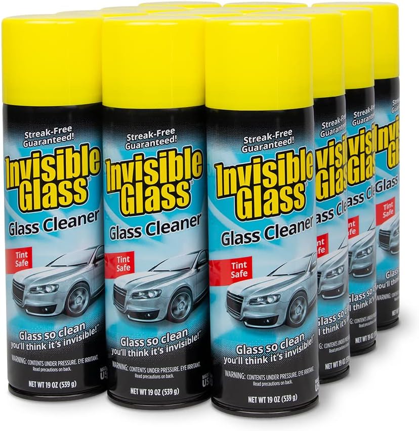 Invisible Glass Cleaner 91164-12PK for Streak-Free Shine