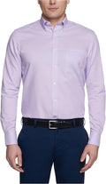 Tommy Hilfiger Men's Regular Fit Non Iron Solid Button Down Collar