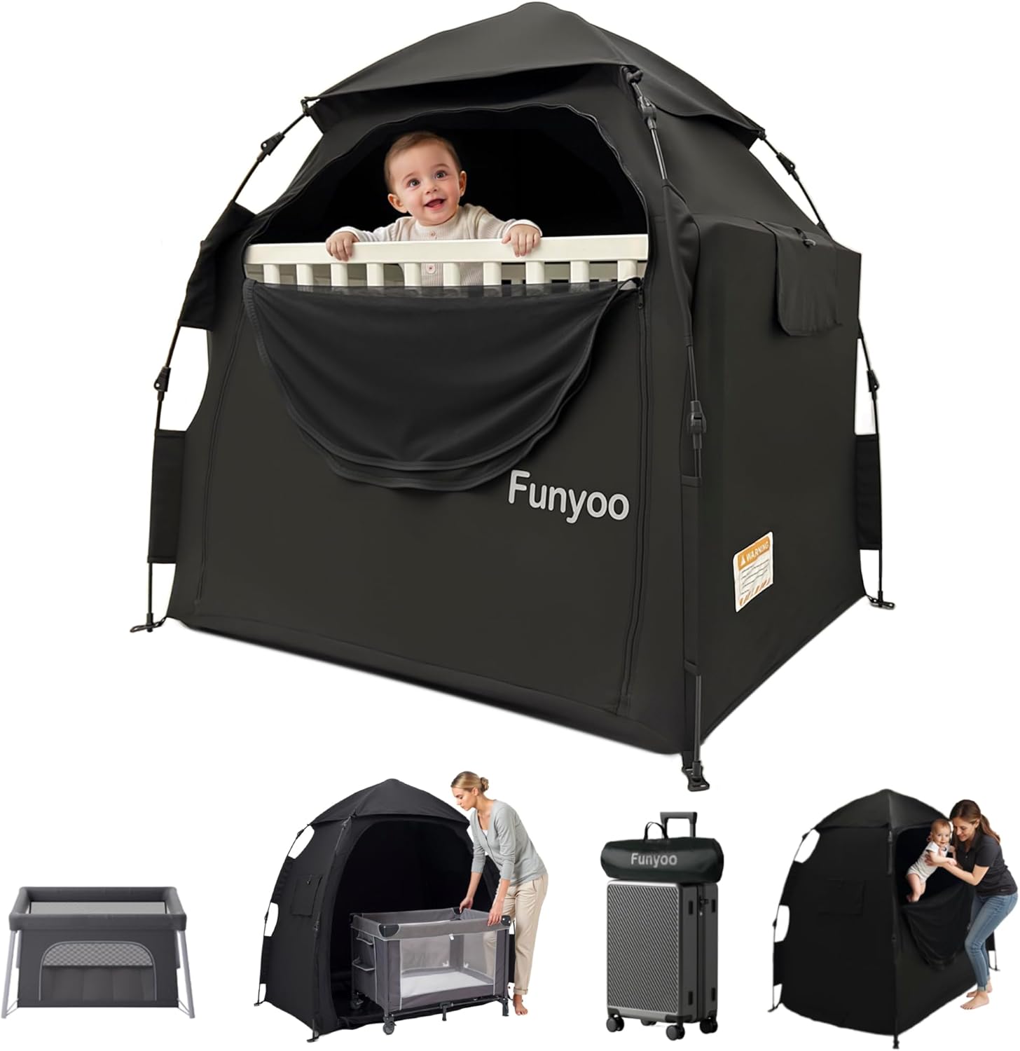 Blackout Tent for Babbies and Toddlers - One Click Setup