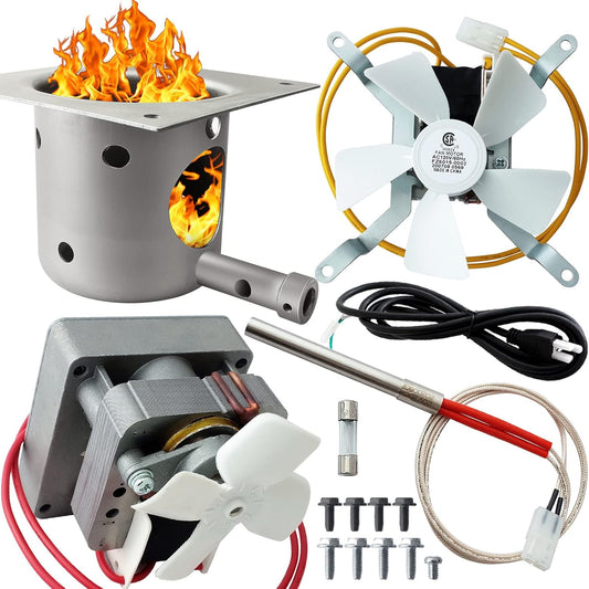 dibay Auger Motor and Induction Fan Kit for Pellet Grills