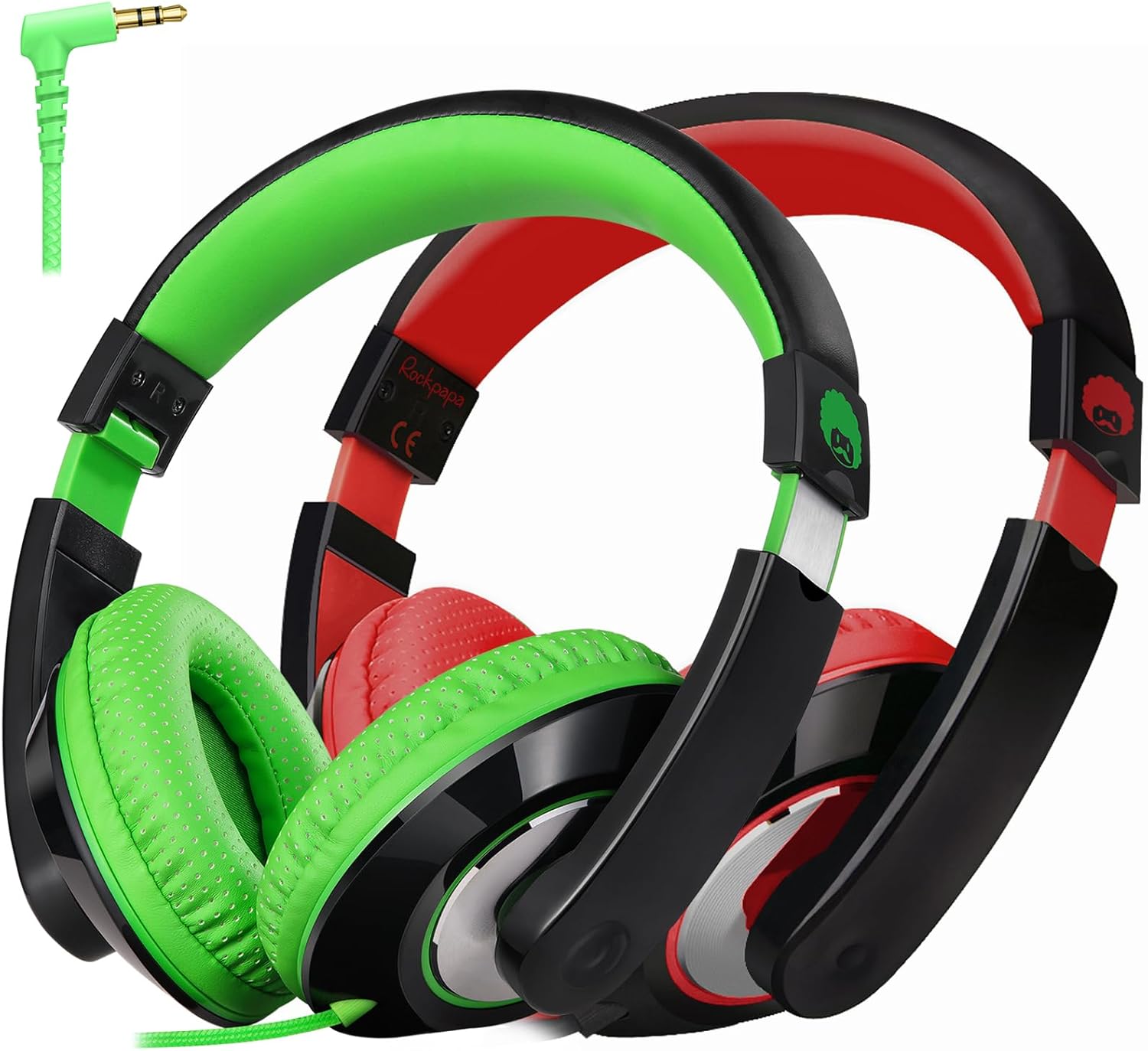 Comfort Kids Headphones for School by rockpapa - Lightweight Design