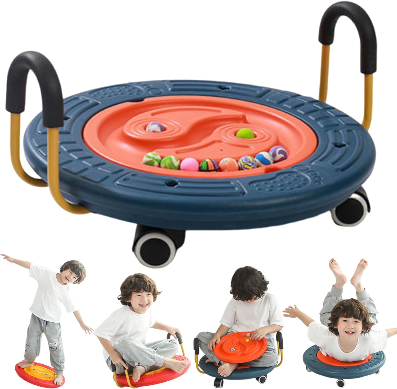 Wangdahua Kids Balance Board & Labyrinth Scooter - Active Fun!