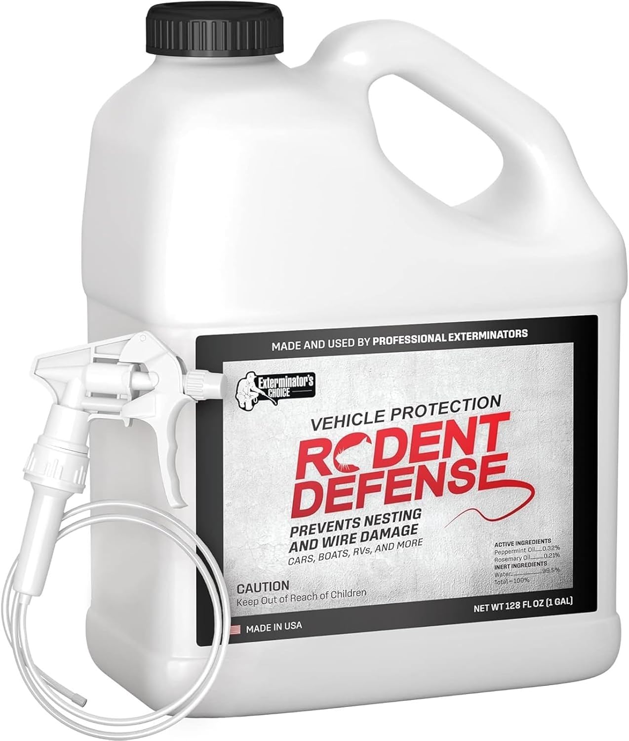 Mice & Rat Defense Spray for Cars & Trucks - Organic Formula