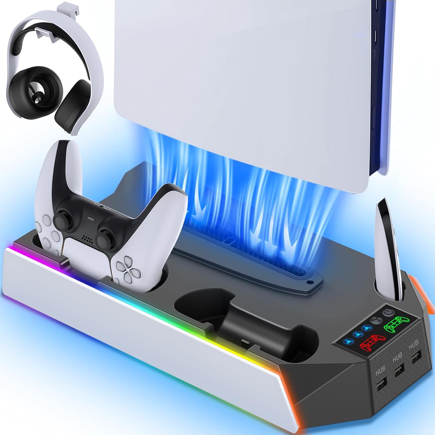 PS5 Cooling Station: Efficient Charging & Cooling System