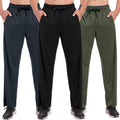 3 Pack Athletic Sweatpants Workout Gym Running Training (Style KZHS)