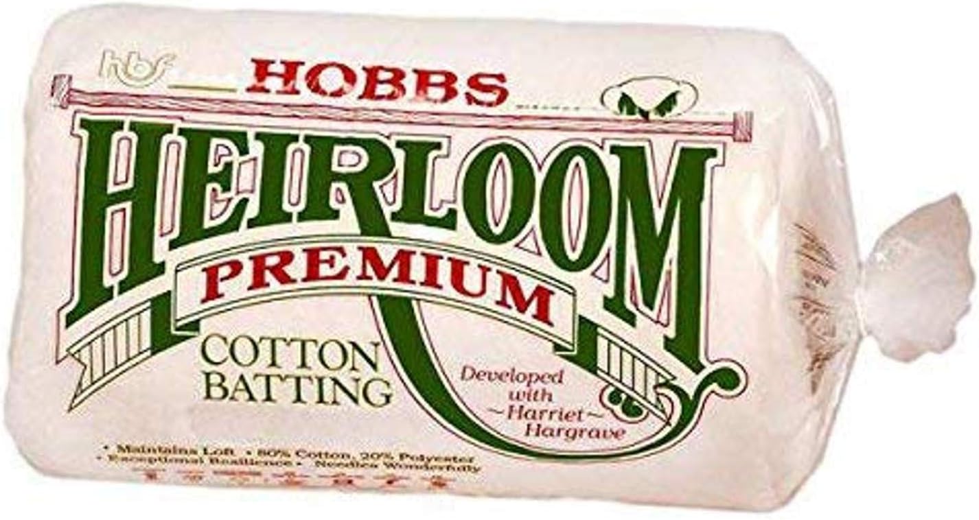 Hobbs Batting Heirloom 80% Cotton/Poly Queen Size Quilt Batting