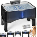 Elevated Dog Water Fountain 2.25Gal - Adjustable 4 Heights
