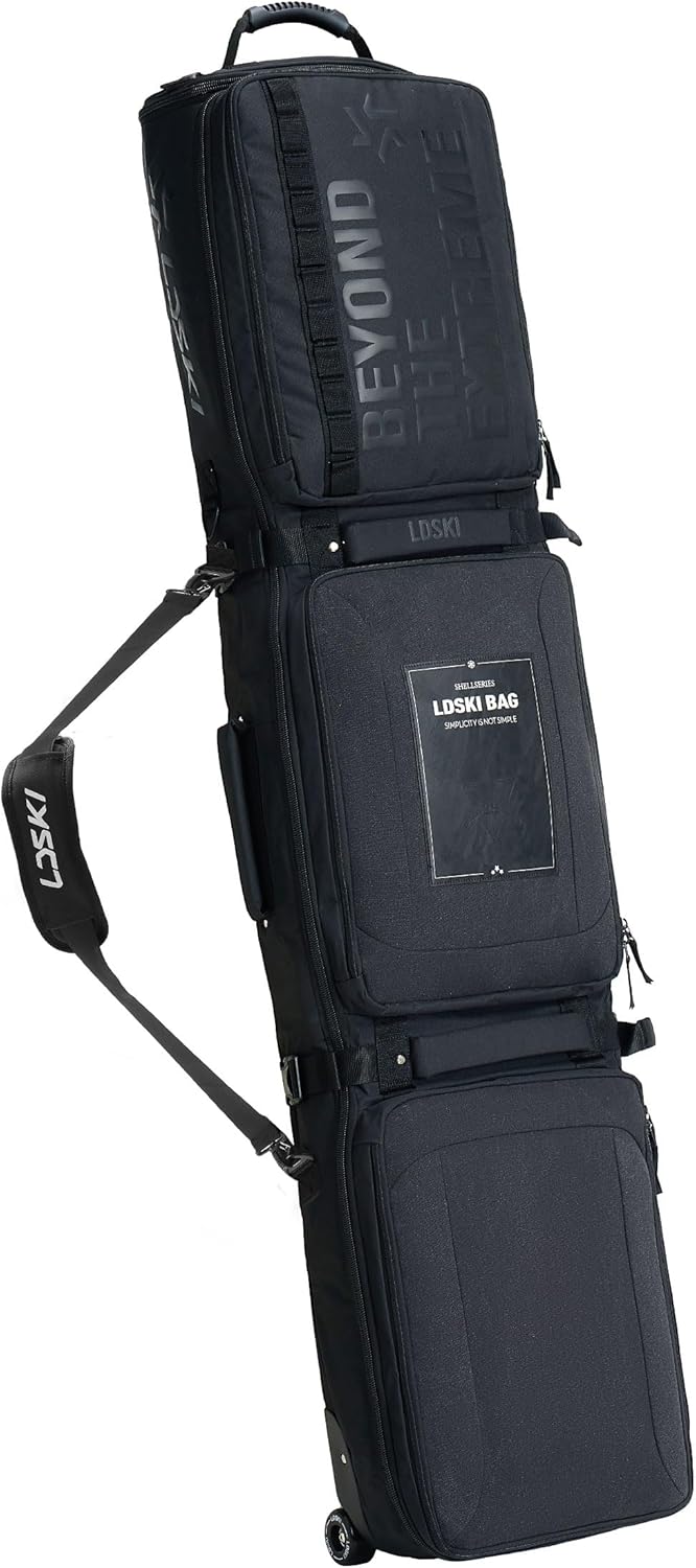 Jetsetter's Dream: Expandable Ski Bag with Wheels