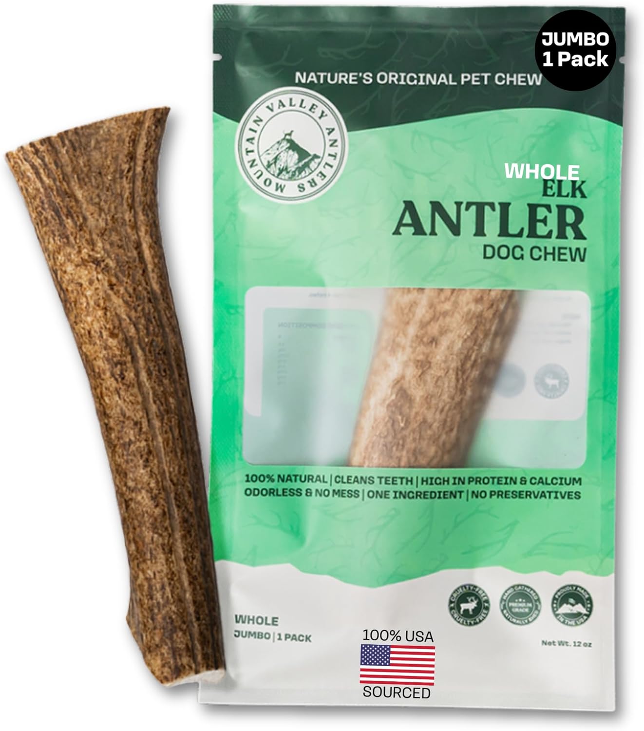 Premium Elk Antlers for Dogs - Natural Chew for Strong Teeth and Bones