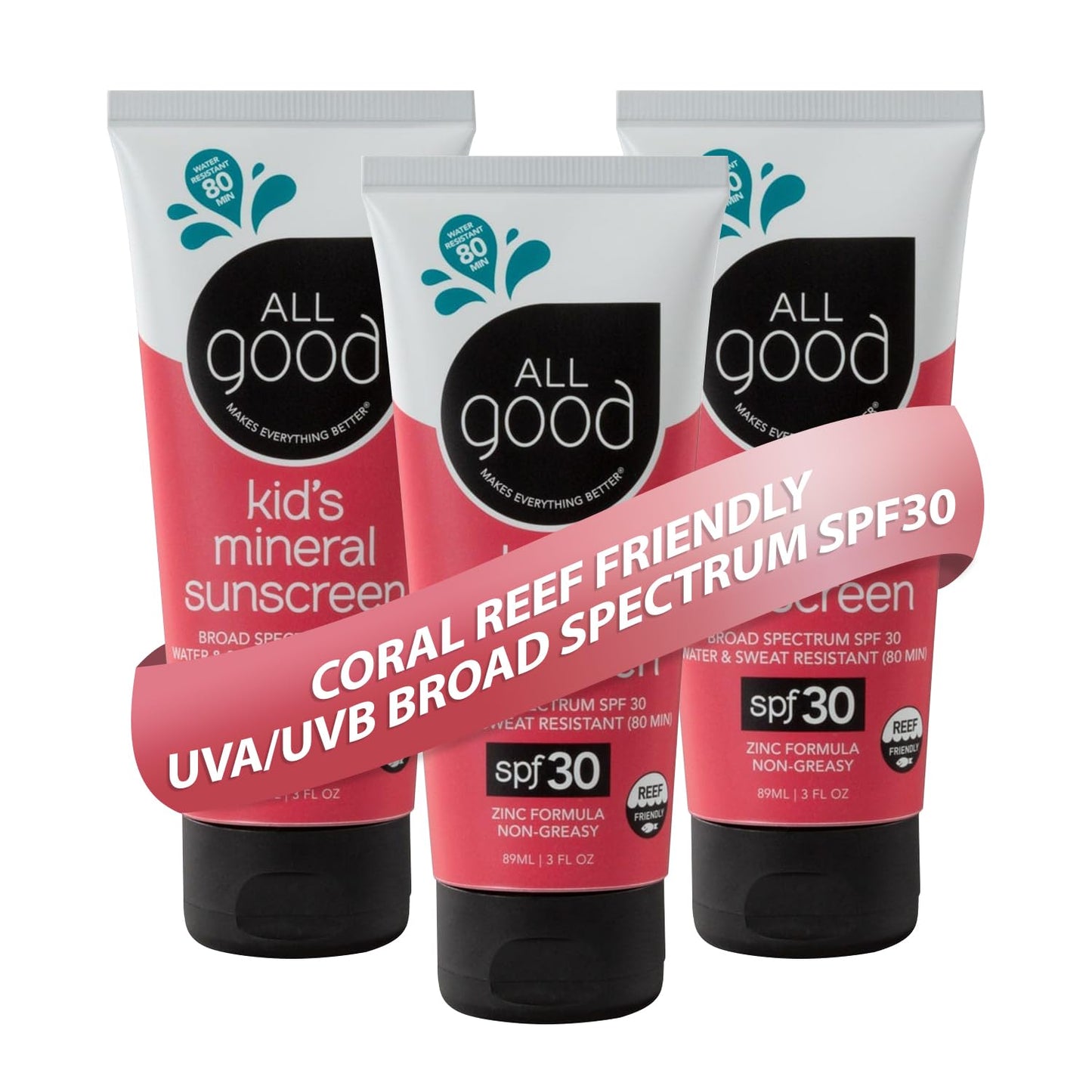 All Good Baby & Kids Sunscreen Lotion SPF 30 for Face & Body