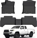 All Weather Custom Fit Rubber Mats for 2018-2023 Toyota Tacoma - Full