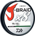 Daiwa J-Braid 300M 8-Strand Woven Round Braid Line - Smooth Cast
