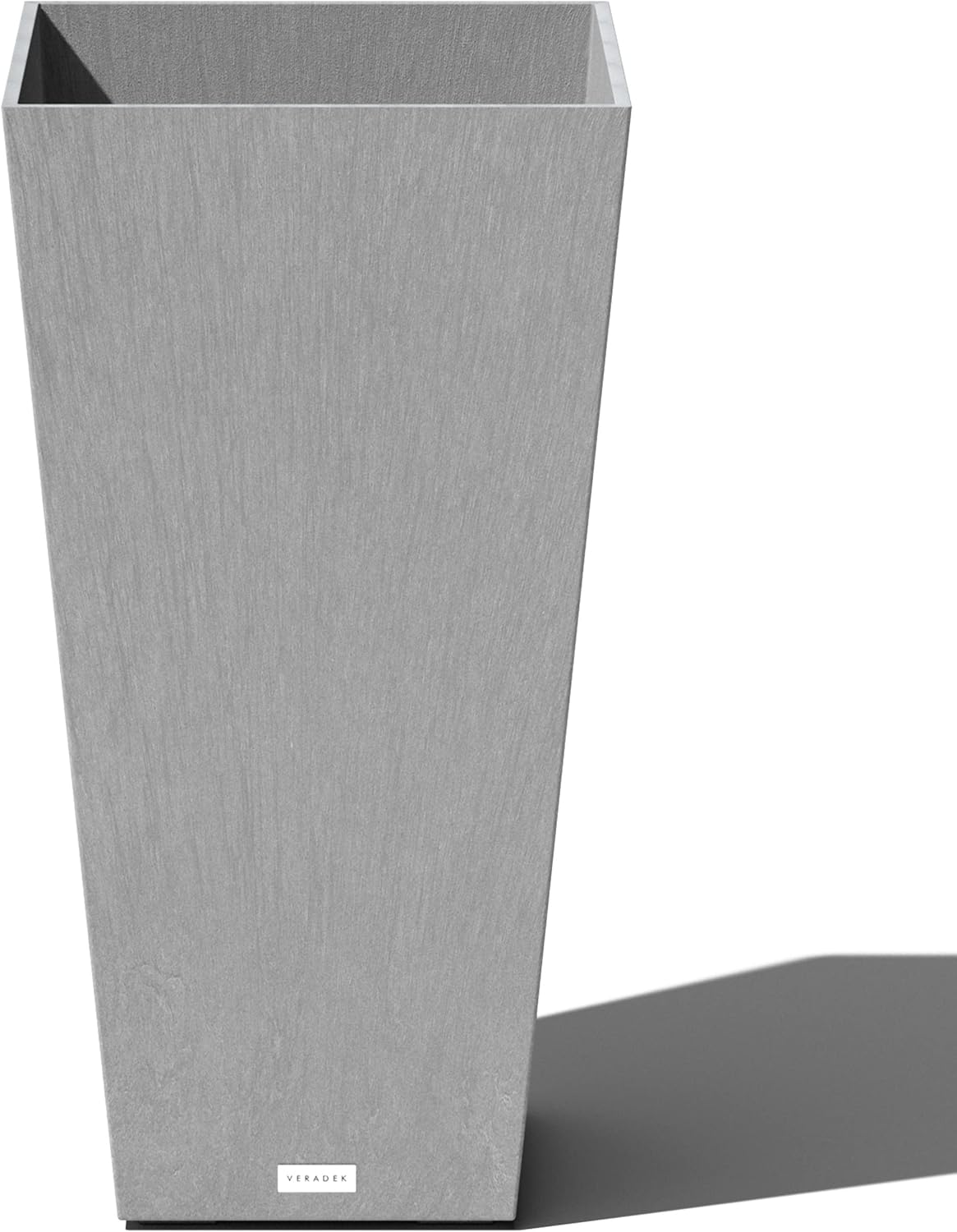 Veradek V-Resin Indoor/Outdoor Taper Planter for Modern Spaces