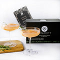 Handmade Crystal Coupe Glasses Set | Elegant | Quality Champagne | VEMACITY