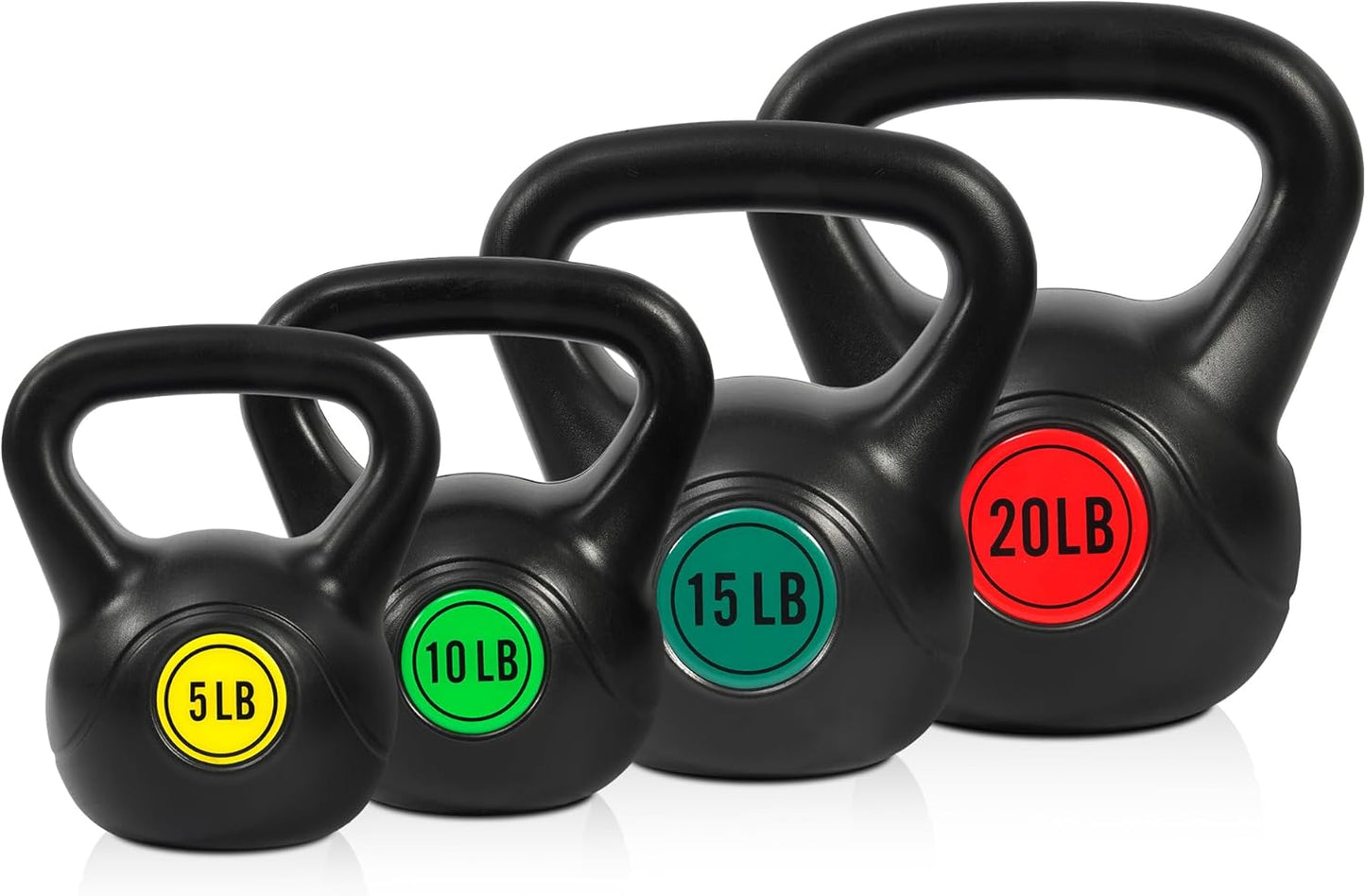 Wide Grip Kettlebell Exercise Fitness Weight Set for All Levels
