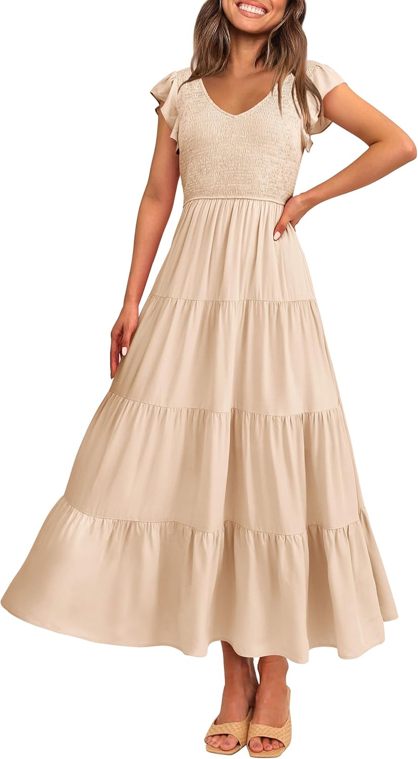 PRETTYGARDEN Women's Summer Flowy Maxi Dress for Every Occasion