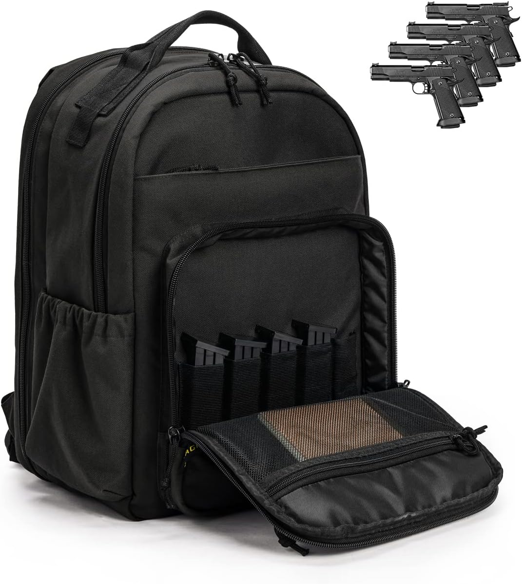 VEAGIA Range Backpack for Handguns and Ammo with Security Features