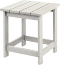Adirondack Square Outdoor Side Table - Weather Resistant Sand