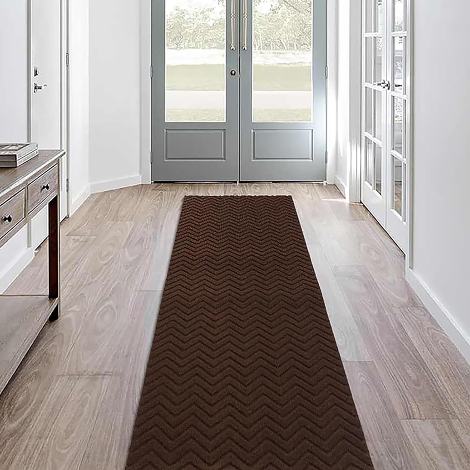 Runner Rug Non-Slip Indoor/Outdoor for Hallway and Stairs