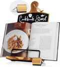Willow & Croft Premium Cook Book Stand - Rustic Adjustable Holder