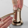 KRAUS Kitchen Soap and Lotion Dispenser in Spot Free Antique Champagne