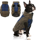 IECOii Windproof Waterproof Dog Coat for Large Dogs - Warm Vest