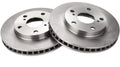 TRQ Front Brake Rotors Set Vented Compatible with 1992-2001 Toyota