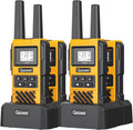 G1pro Heavy Duty Long Range Walkie Talkies for Adults - 4 Pack