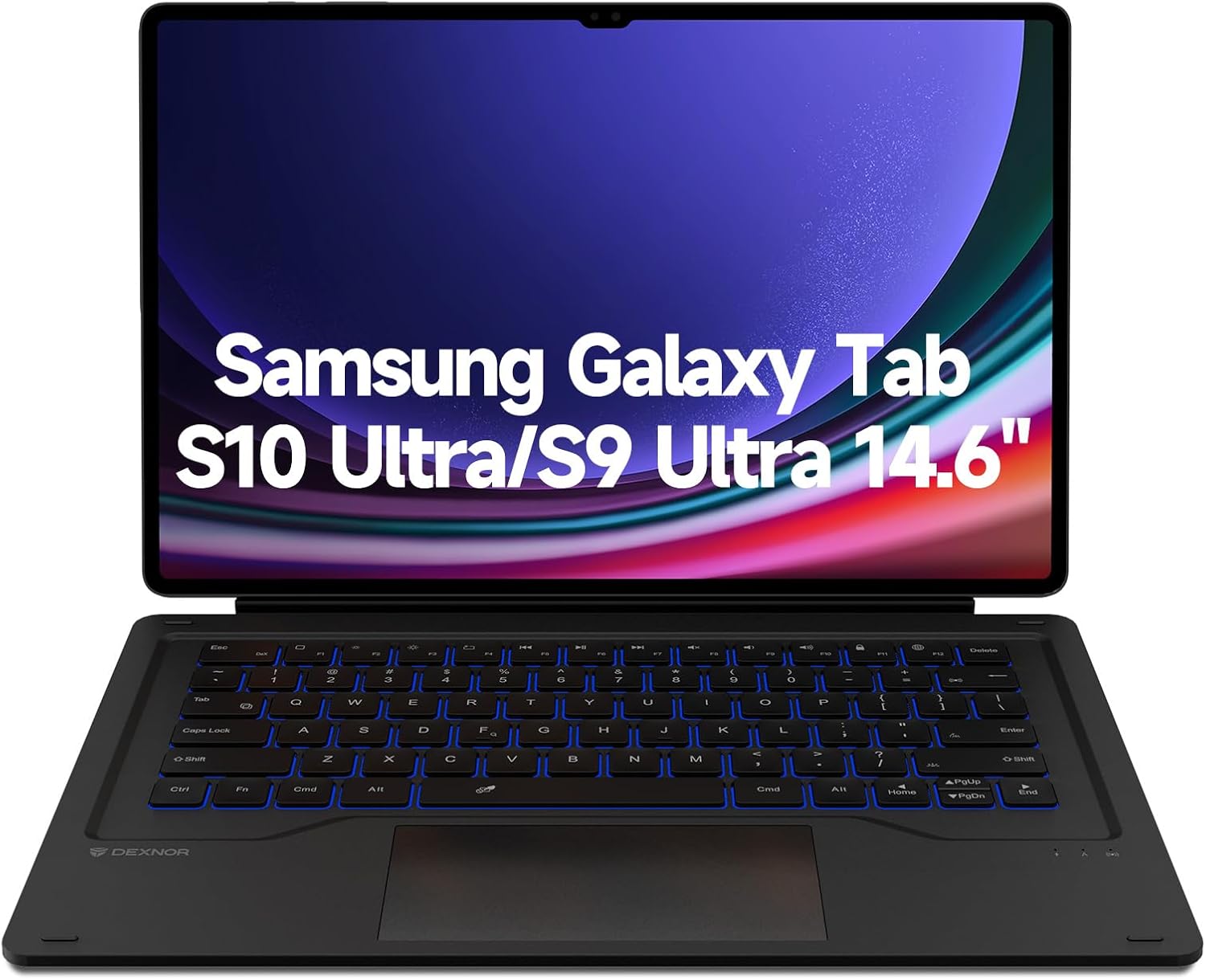 Dexnor Keyboard Case for Samsung Galaxy Tab S10 Ultra & S9 Ultra