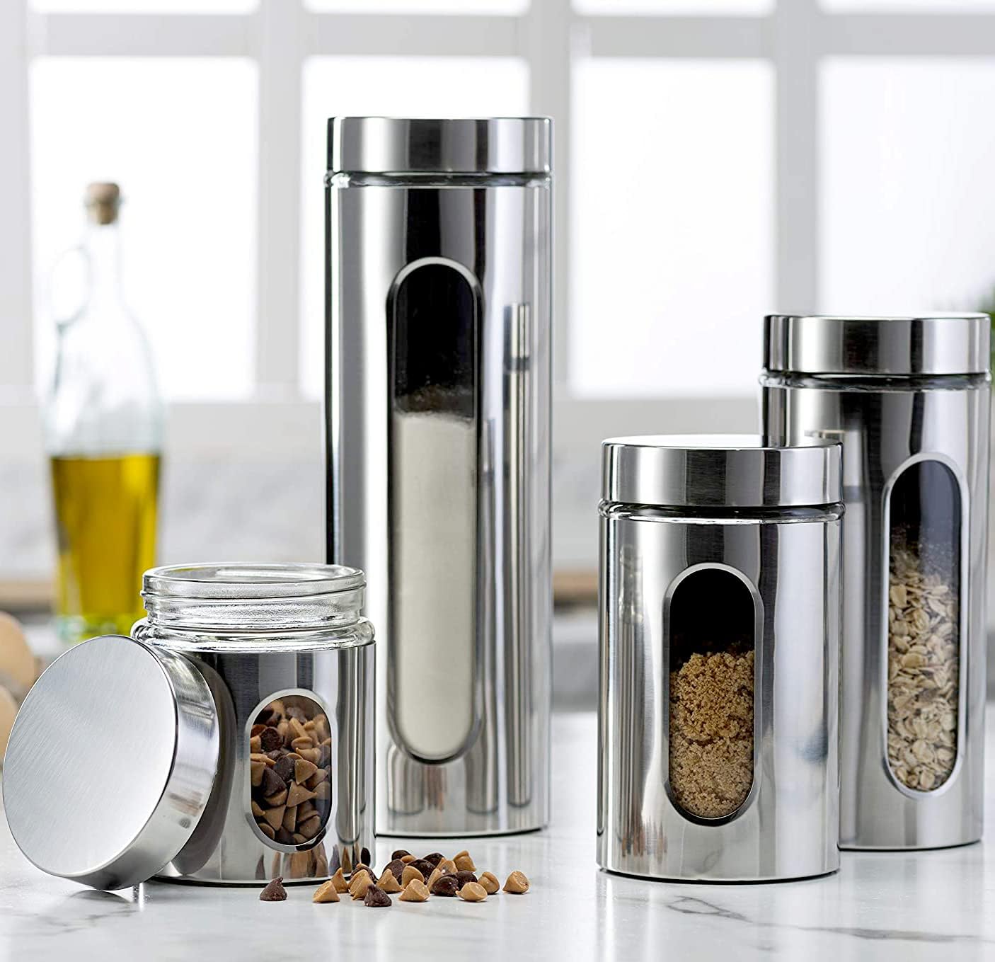 Quality Stainless Steel Canister Set for Kitchen Storage Needs