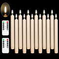 Da by 12 Fireless Window Candles with Remote and Timer - Realistic