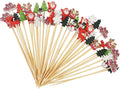 Bamboo Cocktail Picks - Festive Food Decor