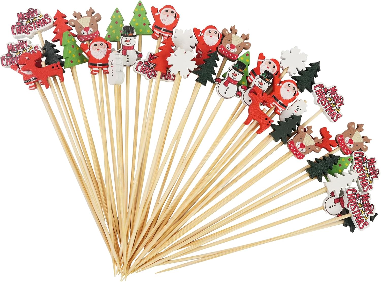 Bamboo Cocktail Picks - Festive Food Decor