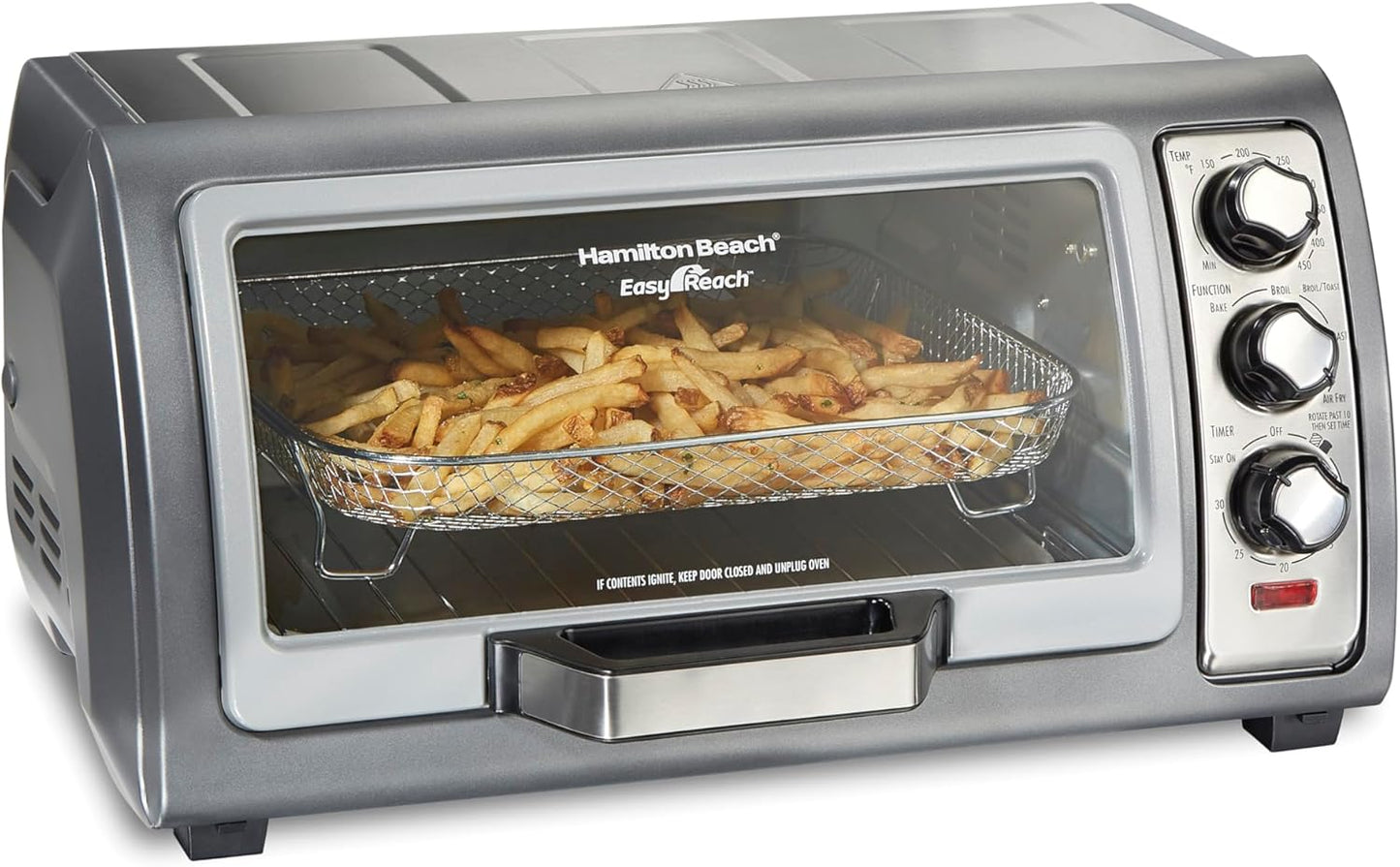 Hamilton Beach Air Fryer Toaster Oven Combo for Easy Cooking