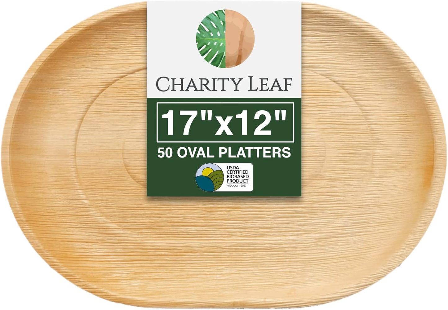 Disposable Palm Leaf Trays - Eco-Friendly Serving Platters