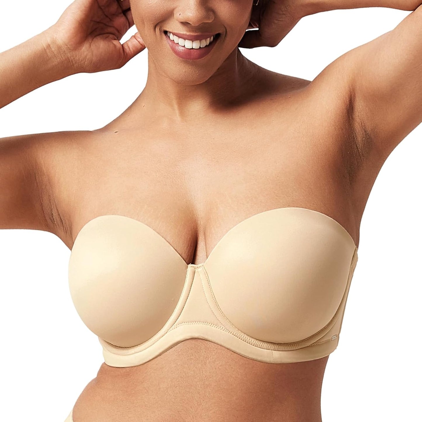 HSIA Strapless Bra for Big Bust Women with Ultimate Support