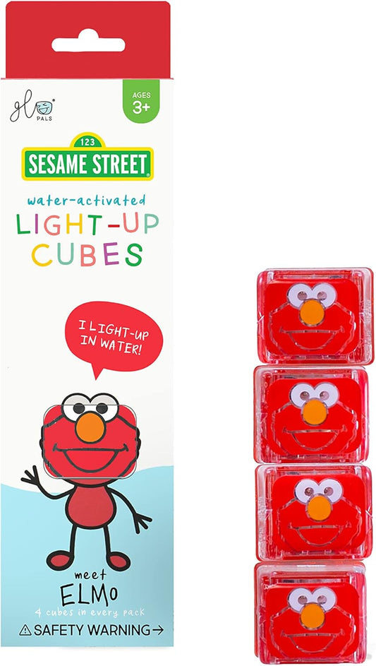 Sesame Street Elmo Light-Up Cubes for Sensory Play!