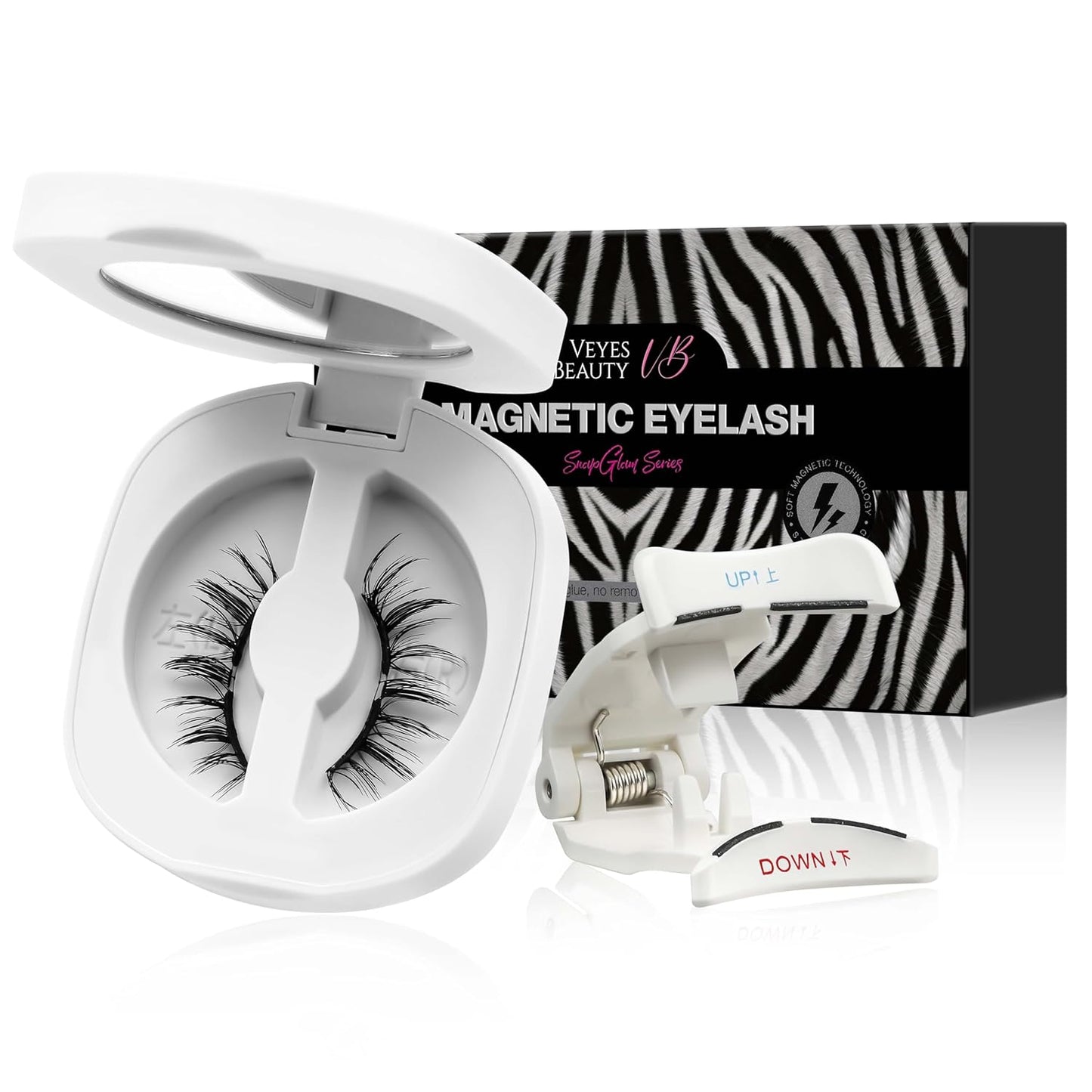 VEYESBEAUTY Magnetic Eyelashes for a Natural Doll-Like Look