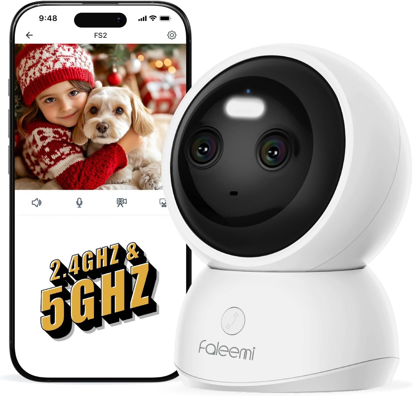 2K WiFi Security Camera for Ultimate Peace of Mind