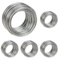 Galvanized Solid Wire #18 x 100 ft (Pack of 5) - Durable, Flexible