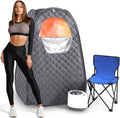Portable Steam Sauna for Home, 2.6L 1000W Portable Full Body Sauna