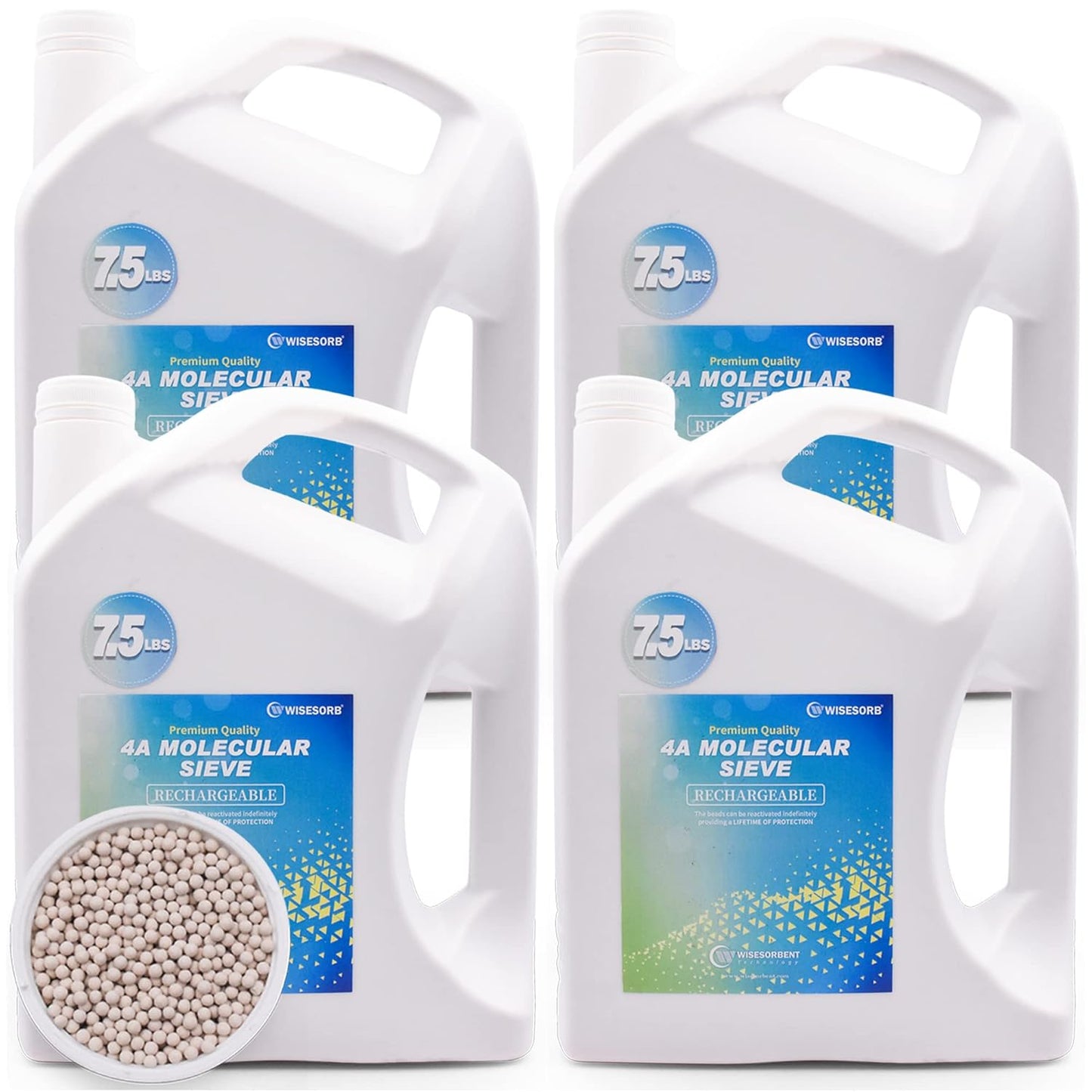 4 Gallon 4A Molecular Sieve Desiccant Beads for Moisture Control