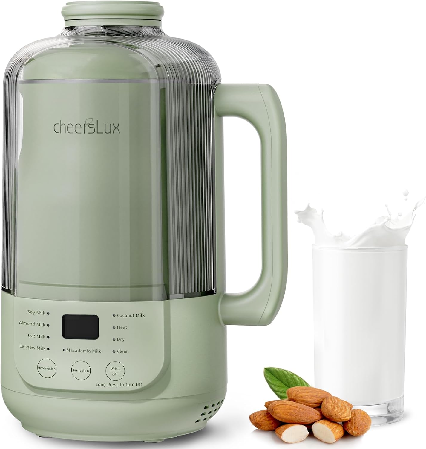 CheersLux 9-in-1 Nut Milk Maker - Effortless Homemade Milk