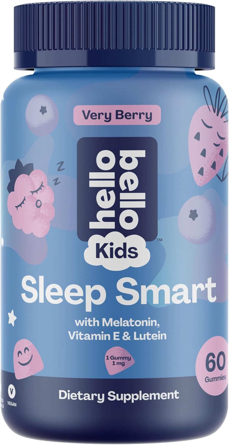 Sleep Smart Vegan Gummies - 1mg Melatonin - Very Berry - 60ct