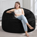 Hobestluk 3FT Bean Bag Chair for Adults - Memory Foam Comfort