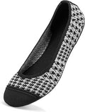 Womens Ballet Flat Shoes Knit Dress Slip On Ballerina - Comfortable