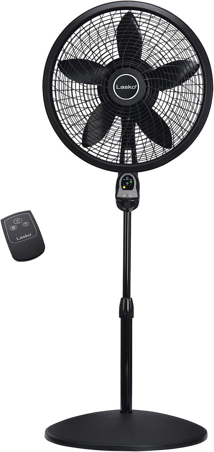 Lasko Oscillating Cyclone Pedestal Fan with Remote Control