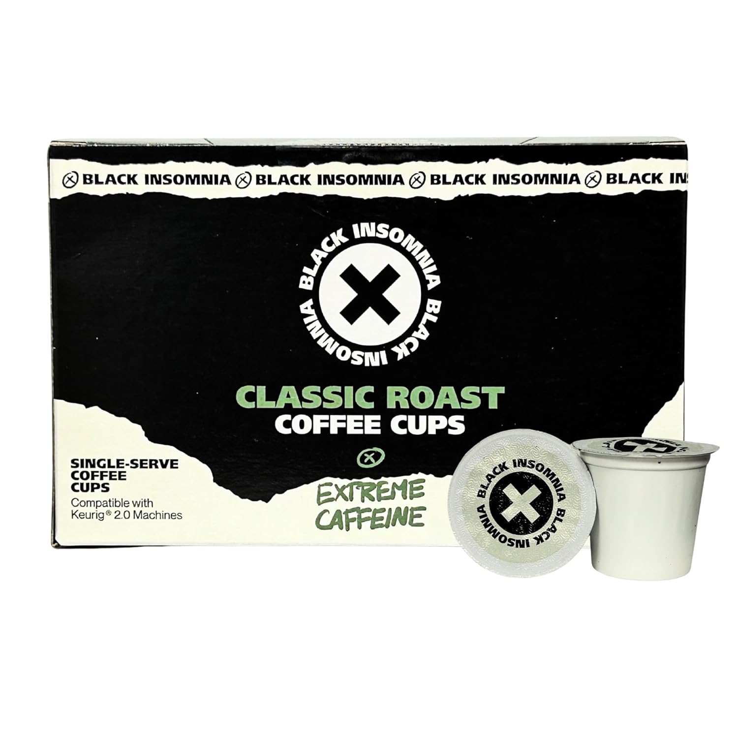 World's Strongest Coffee Pods - BLACK INSOMNIA