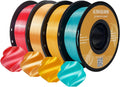 Silk PLA 1.75 mm 4 kg Bundle - Glossy Multi-Color Filament
