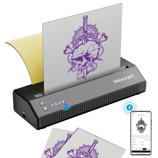 Wireless Tattoo Stencil Printer & Transfer Paper Set